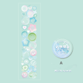 Panda Online Moonlight Summer Single Roll Tape Magic Bubble Series Korean High Appearance Level Gu Ka Gu Diary  Decorative  Student. 