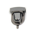 Metal oval buckle rotating lock suitable for DIY bags. 