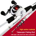 SuperHard Travel Adjustable Telescopic Fishing Rod Stream Hand Pole Ultralight Fishing Tackle.