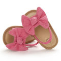 【Hengli jewelry story】(NEW)Nonslip Sole Sandal with Large Bowknot Decor for Baby Infant irls Shoes.