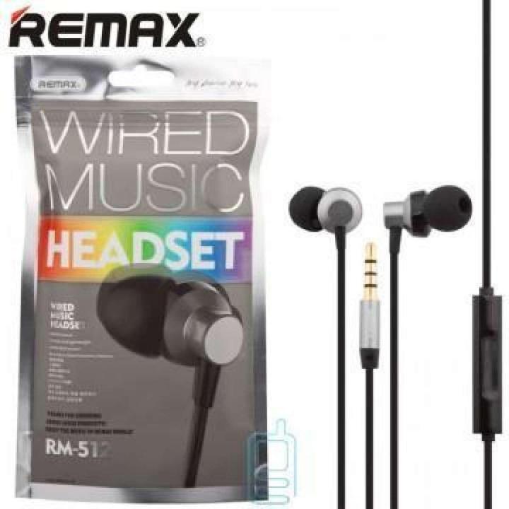 Remax RM 512 Earphone - Black original imported product | Daraz.com.bd