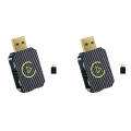 2X Wireless CarPlay Android Auto Adapter Wired to Wireless 2 in 1 Car Ai Box for. 