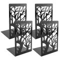 2 Pairs of Book Ends, Book Shelf Spine, Book Shelf Book Shelf, Decorative Book End, Metal Book End, Non-Slip Book End. 