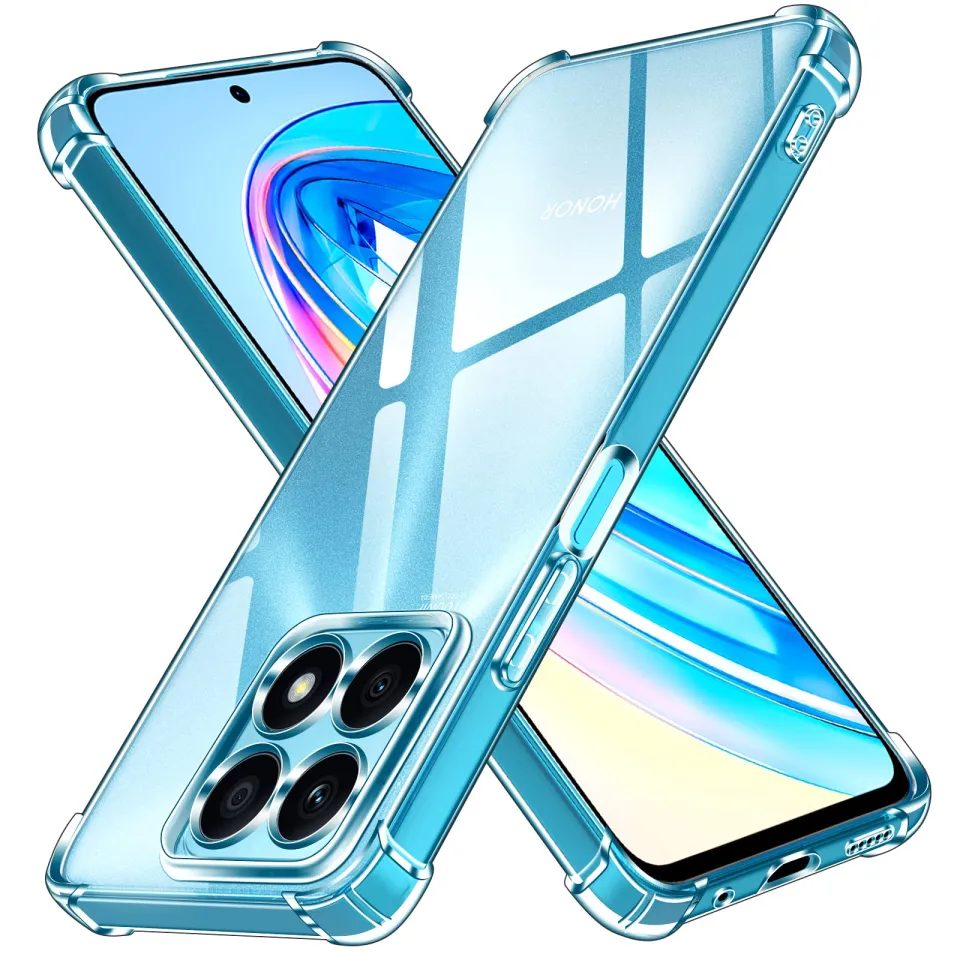 TEYYOS Cover per Honor X8 5G/Honor X6/X6s, Custodia Morbida TPU/PC Traslucido Back Cover, 360 Magnetica Supporto Case Caso - Militare Verde