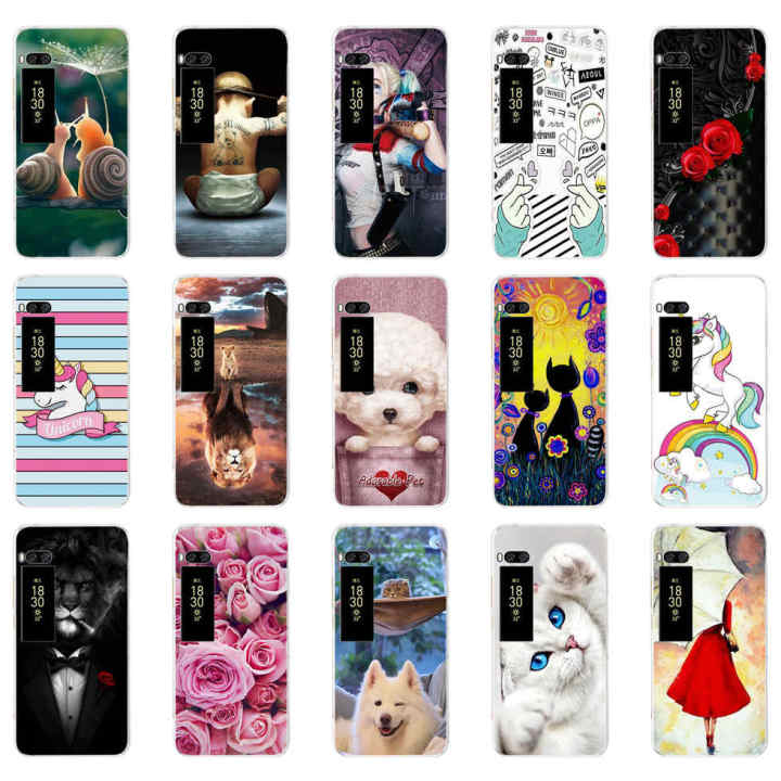 For Meizu Pro 7 Case Cute Animal Clear Soft TPU Back Cover For Meizu Pro 7 Plus Silicone Phone Cases Coque For Meizu Pro7 7Plus