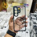 Tecno Camon 50 Ultra Q series Magsafe Magnetic Wireless Charging Case Clear Transparent Shockproof Back Cover Phone case.