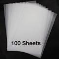 Tracing paper , A4 Size (8.3"x11.7") Screen Printing Inkjet Tracing paper Rubber print Tracing paper Tracing Drawing Animation T-shirt printing paper Transparency paper - 100 pcs. 