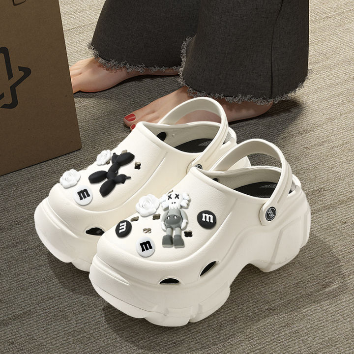 Platform%20Coros%20Shoes%20Women's%20Summer%20Outerwear2023New%20Height%20Increasing%20Internet%20Celebrity%20Beach%20Lazy%20Pump%20Non-Slip%20Sandals%20-%20Image%204