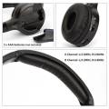 4Pack IR Wireless Headphones for Car DVD Player Headrest Video,On-Ear Infrared Headphones Headset Universal (Black). 