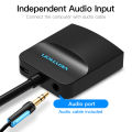 Vention VGA to HDMI Adapter 1080P VGA Male to HDMI Female Converter Cable With Audio USB Power for Laptop Desktop TV Monitor Projector PS4/3 HDTV VGA HDMI Converter. 