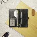 Urbaland Pure leather Harro Long Wallet for men Black.
