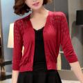 Autumn Summer Cardigan Women Lace Hollow Out Shawl Teenager Girls Knitted Sweater Female Cardigans Women Thin Coat Ladies Tops.