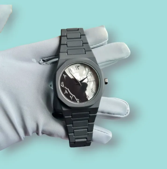New%20Aura%20Arabic%20Watch%20Men's%20Quartz%20Watch%20Black%20Carbon%20Plastic%20watch%20for%20men%20-%20Image%206