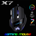 Gaming Mouse X7 RGB Mouse With Lighting Gaming Mouse RGB Backlit Mouse Not programmable or wireless but Wired Gaming Mouse With DPI Button DPI adjustable mouse seven buttons rgb lighting gaming mouse price Bangladesh. 