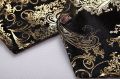 Mens Luxury Red Paisley Bronzing Steampunk Waistcoat Slim Fit V Neck Wedding Suit Vests Men Gothic Aristocrat Victorian Gilet. 