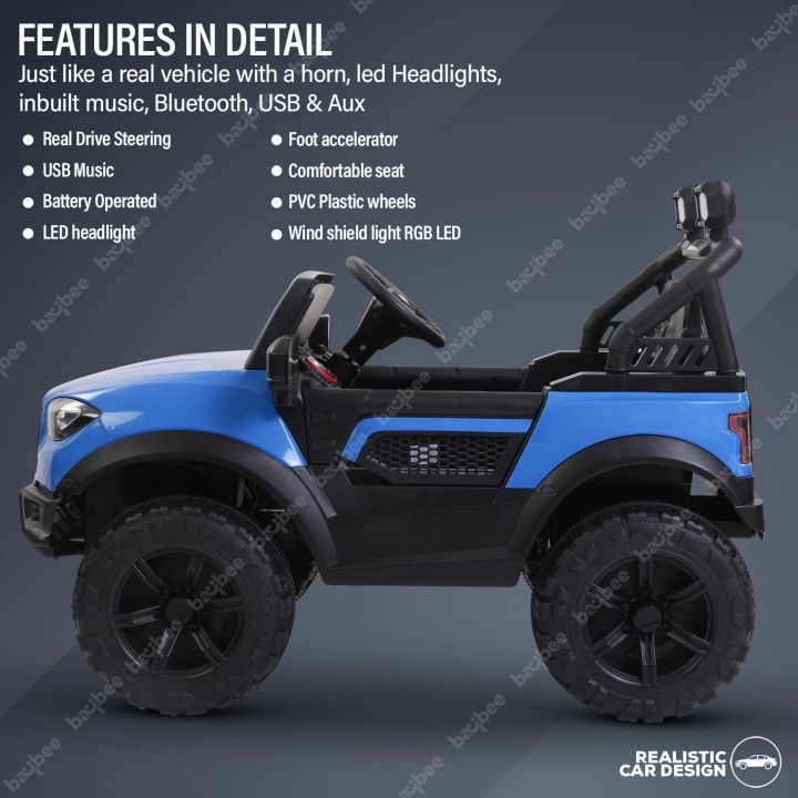 GoodLuck%20Baybee%20Kids%20Battery%20Operated%20Car%20Jeep%20Rechargeable%20Car%20for%20Kids%20Electric%20car%20for%20Baby%20Ride%20On%20Toy%20Car%20with%20R/C%20for%20Boys%20&%20Girls%20Kids%203%20to%208%20Years-Benzee%20Blue%20-%20Image%205