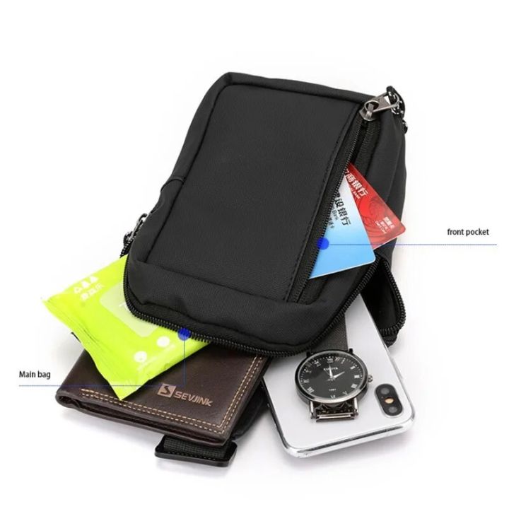 Men's%20Shoulder%20Bag%20Outdoor%20Leisure%20Travel%20Nylon%20Crossbody%20Bag%20Sports%20Mini%20Chest%20Bag%20Multifunctional%20Simple%20Trend%20Cell%20Phone%20Bag%20-%20Image%205