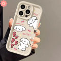 Creative Cartoon Puppy Phone Case Compatible For IPhone 7Plus XR 13 15 11 14 12 Pro Max 8 6 7 6S Plus X XS MAX SE 2020 Cute Running Sleey Puppy Dog Angel Eyes Soft Case. 