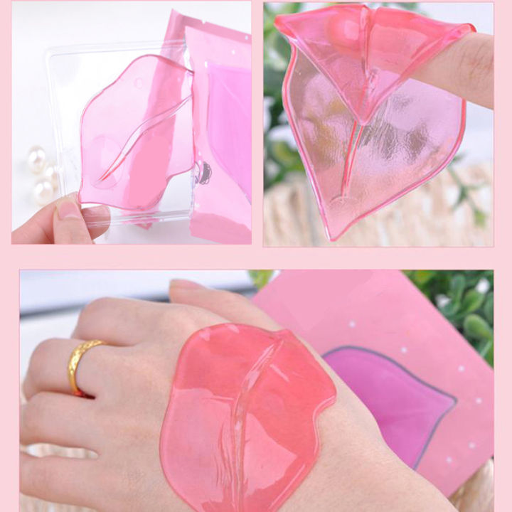 5/6/8%20Pack%20Crystal%20Collagen%20Lip%20Mask%20Hydrating%20Moisturizing%20Essence%20Gel%20Patch%20Lip%20Masks%20Lip%20Care%20Enhancer%20Pads%20Patches%20Lateil%20-%20Image%204