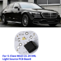 LED Chip Board for - S-Class W223 21-24 Front Headlight DRL Light Source Car PCB Replacement 1420000713-R. 