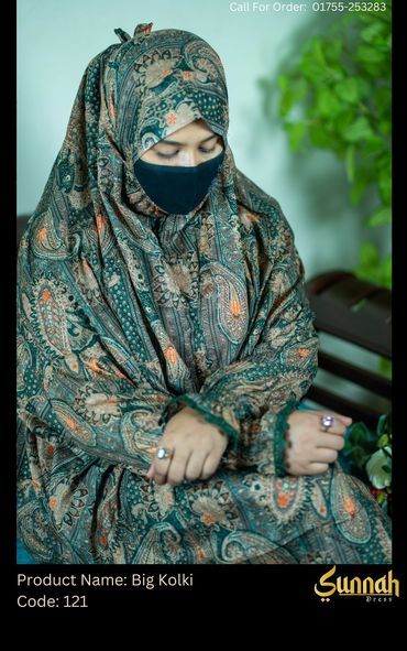 Muslim Women_s Prayer Khimar, Niqab For Namaz-Big Kolki