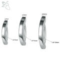 ZS 1 PC 14G Stainless Steel Clicker Belly Button Ring For Women Gold Color Reverse Curved Navel Barbell Body Jewelry 8/10/12MM. 