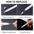 8 Pack Pencil Tips Replacement High Sensitivity Nib for Apple Pencil 1St / 2Nd Generation and iPad Pro Pen. 