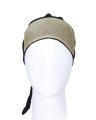Black Color Cotton Synthetic Woven Hijab Cap for Women. 