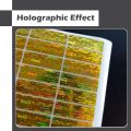 3x1cm Warranty void seal tamper proof stickers Security Hologram sticker labels with serial number Gold.