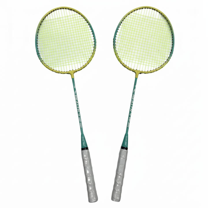 Badminton Racket Set Pair 2pcs Cheap Economy Beginner Bat with Cover ...