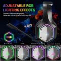 EKSA E1000 V2 RGB Wired Gaming Headphones for PC/PS4/PS5/Switch, 7.1 Surround Headset Gamer With Noise Cancelling Microphone. 