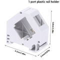 1 Port 2 Ports DIN Rail Keystone Adapter For 35mm DIN-Rail Electrical Distribution Box Metal Mounting Keystone Jack Holder jingu. 