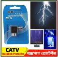 CATV Isolation protector TV Thunder Protector which used for the high-voltage insulation between house-hold CATV cable and TV or set-top box.. 