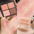 HDKD New Four Color Eyeshadow Palette ins Affordable Student Pearlescent Matte Waterproof Beginner Douyin Internet Red.