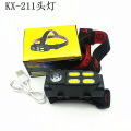 Wholesale KX-211 Headlamp Strong Light Charging Headset Flashlight COB Flood LED Outdoor Lighting Bicycle Light.