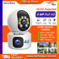 MaxGen V380 PRO Dual Lens SQ01-4G Sim Supported Doll PTZ IP Camera 4MP Night Vision Auto Tracking Two Way Voice.