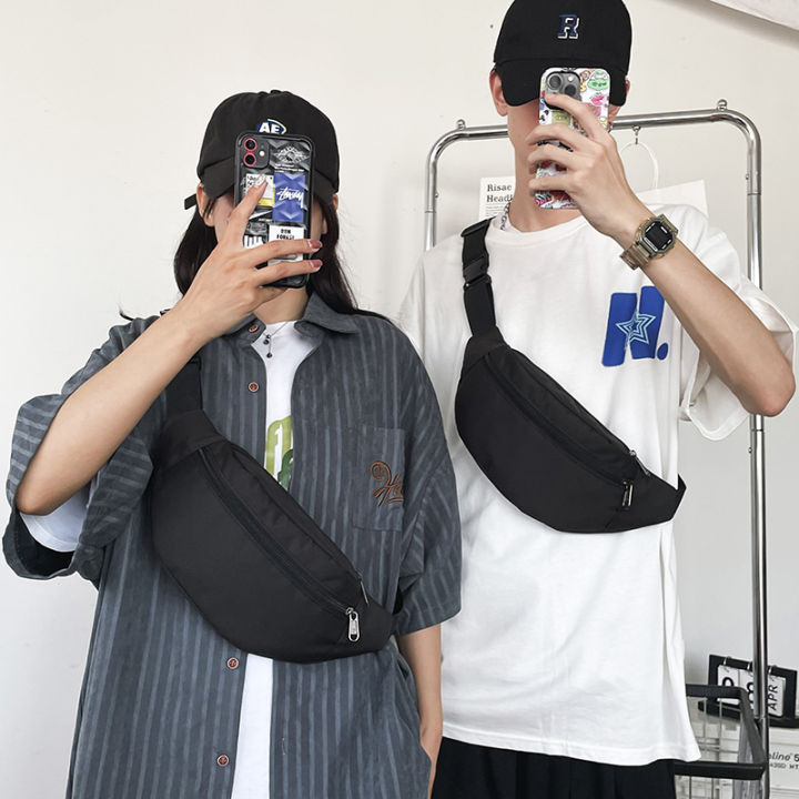 Chest Bag for Men2023New Casual All-Match Messenger Bag Men's Simple Shoulder Bag Backpack Men Waist Pack Women