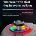 1 Piece D8 Telescopic Game Controller RGB Light Mobile Game Controller with 6-Axis Vibration for Android IOS PS3 Switch PC,B. 