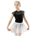 Children's Ballet Dance Wear Girl Child Exercise Clothing Competition Sleeveless Dancing Costume Split Gauze Skirt Dance Summer. 