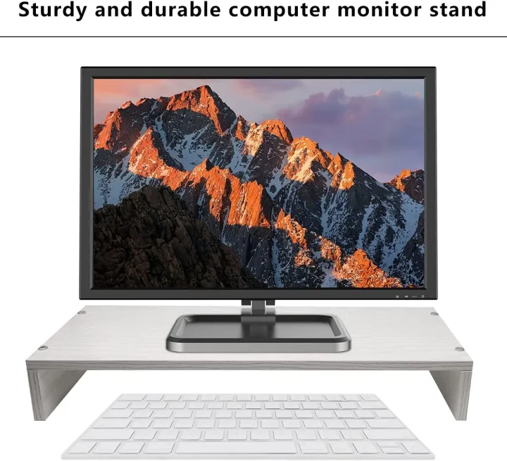 Monitor%20Riser%20With%20Sturdy-%20Stable%20Wooden%2019.6-Inch%20Platform%20Mouse%20Keyboard%20Storage%20Computer%20Riser%20Easy%20Install%20Laptop%20Stand%20Riser%20-%20Image%202