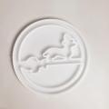 Silica Halloween Sausage Mold Good Quality 11.8cm White Gypsum Mold Cement Gypsum Silicone Mold for Pendant Candle.