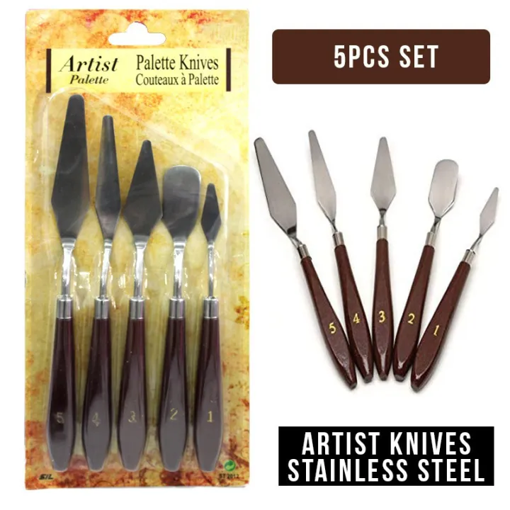 5%20Pieces%20Painting%20Stainless%20Steel%20Palette%20KnifeBrush%20Set%20-%20Image%205