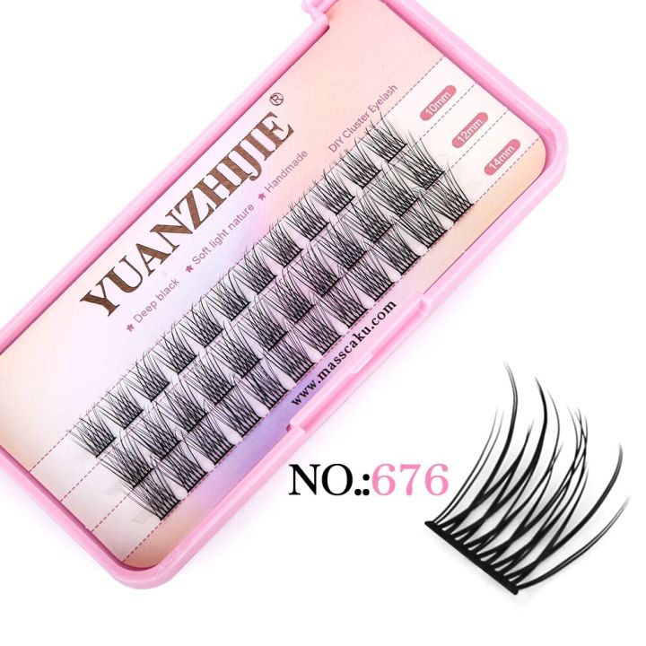 YUANZHIJIE%20Dramatic%20Eyelashes%20Bundles%20Soft%20Premium%20Mink%20Individual%20DIY%20Clusters%20Lashes%20Segmented%20Eyelash%20Extensions%20Makeup%20-%20Image%207
