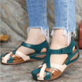 Fashion Women Sandals Sli On Round Female Slippers Casual Comfortable Outdoor Fashion 2023 Summer Flat Plus Size Shoes Women. 