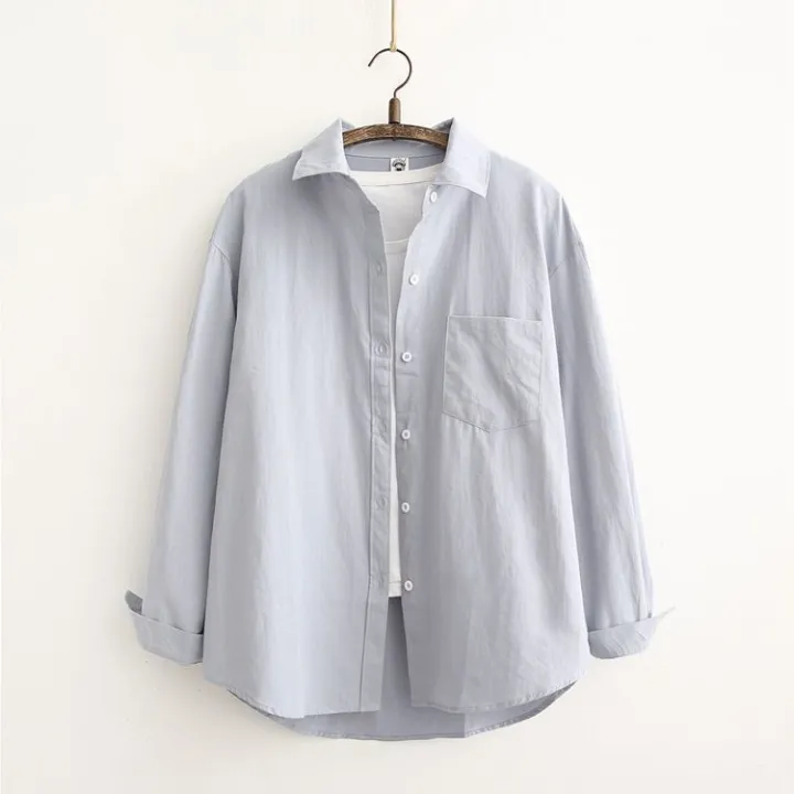 New%20Spring%20Shirt%20Women's%20Solid%20Color%20All-Match%20Elegant%20Shirt%20Long%20Sleeve%20Outer%20Tower%20Coat%20Casual%20Spring%20Fashionable%20Top%20-%20Image%206