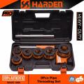 Harden 9Pcs Pipe Threading Set Manual Pipes Threading Tool with Plastic Box 600871.