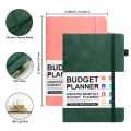 Banded Planner Elegant English Hardcover Notebook A5 Portable Budget Planner for Office Students Home Professionals Gift.