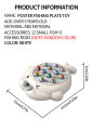 Cute Seal Fishing Plate Magnetic Fishing Toy without Battery Parent-child Interaction to Cultivate Hands-on Ability.