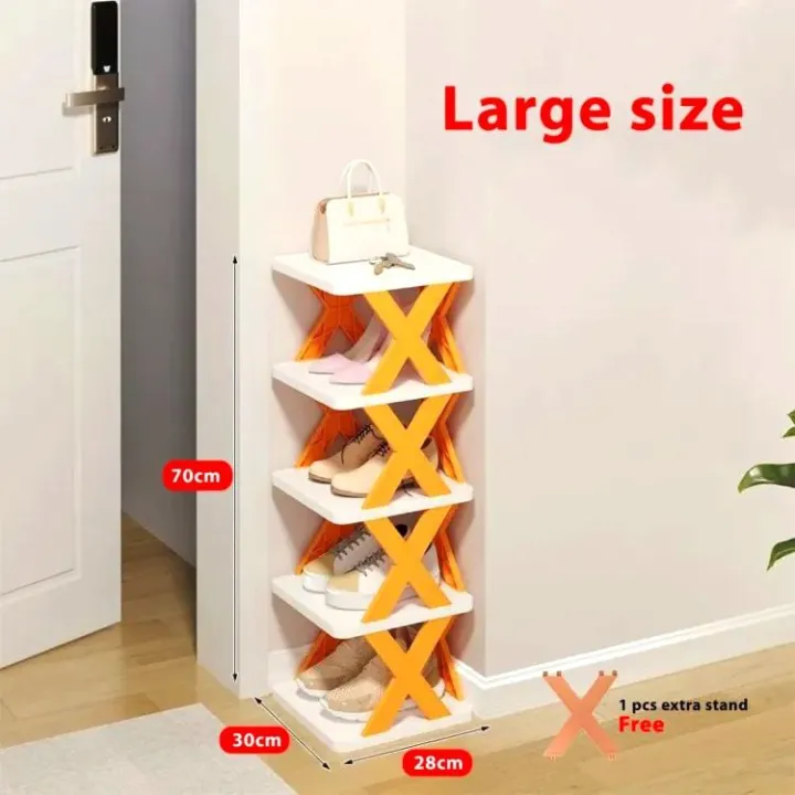 5Layers-New%20multi-functional%20household%20foldable%20shoe%20cabinet,%20home%20balcony%20toy%20foldable%20storage%20unit%20-%20Image%202