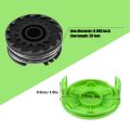 Dual Line String Trimmer Replacement Spool for Greenworks 2900719,20Ft 0.065Inch (4 Spool + 1 Cap). 